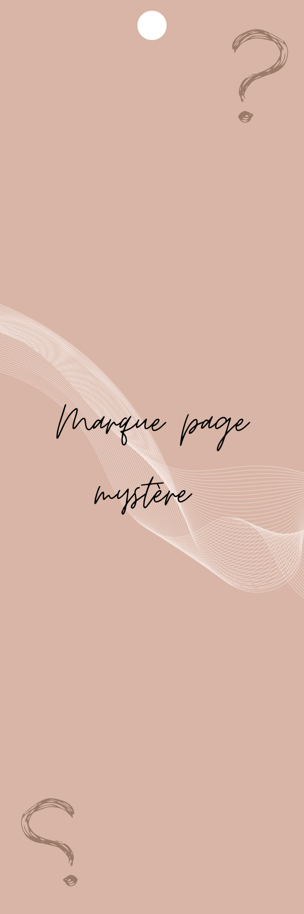 Marque Page Mystère