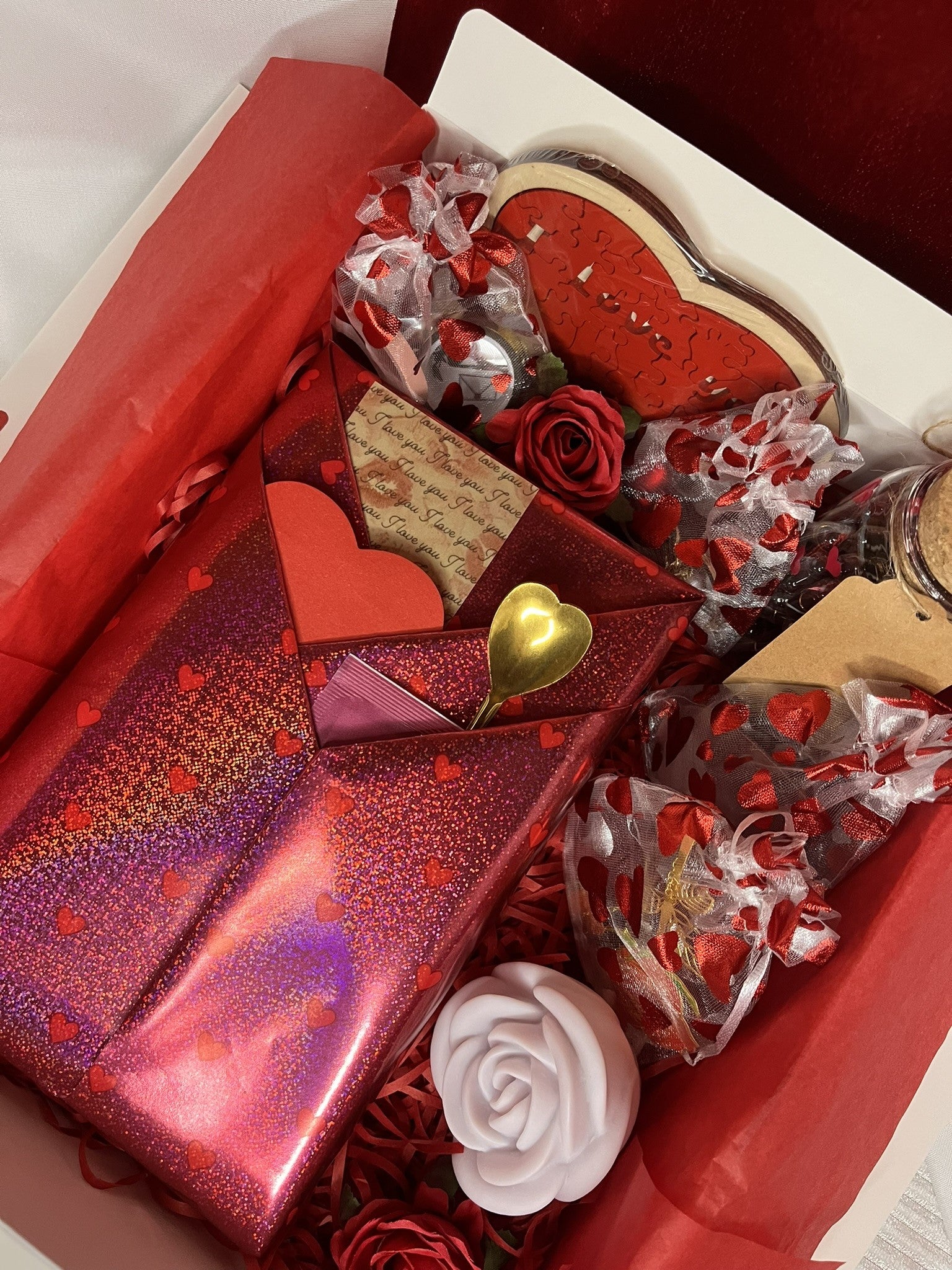 Coffret Rose Eternelle & Collier D'Amour | Cadeau Saint Valentin Femme Coffret Rose Eternelle & Collier D'Amour | Cadeau Saint Valentin Femme